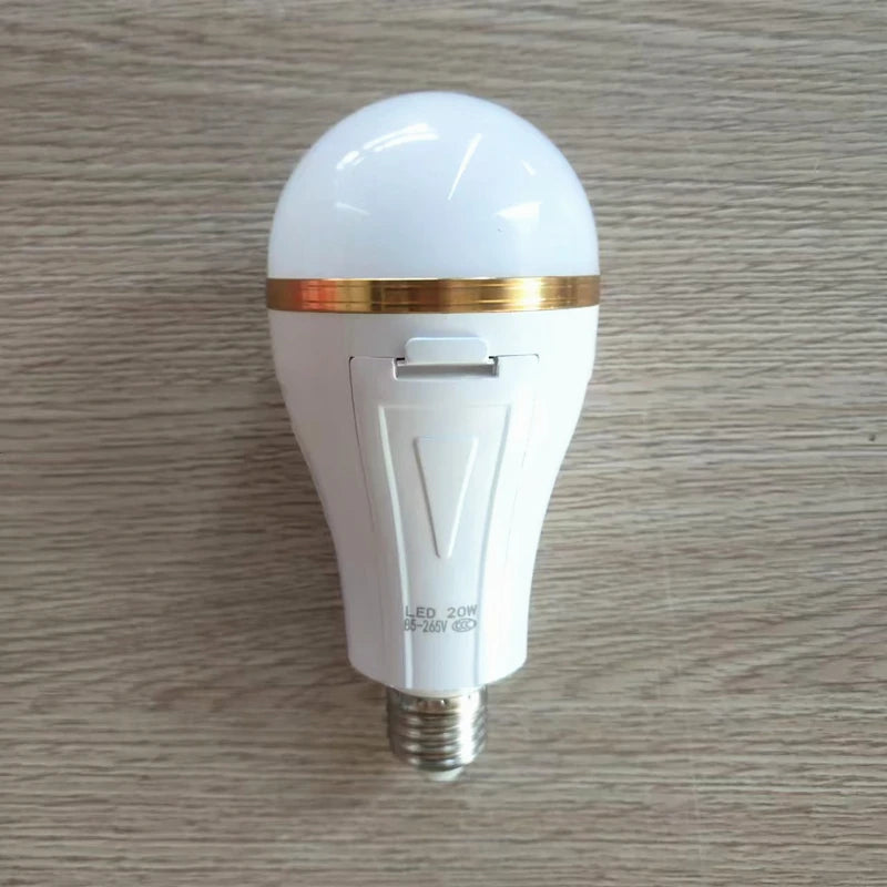 E27 Emergency LED Bulb | Built-In 18650 Battery AC85–265V