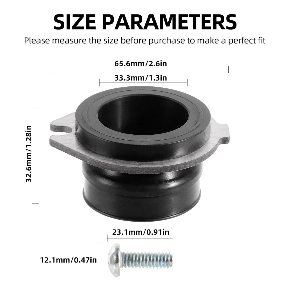 Kitchen Plumbing Anti-Vibration Tailpipe Exhaust Pipe Coupling Anti-vibration 304 Stainless Steel Leakage Prevention Oasis Select