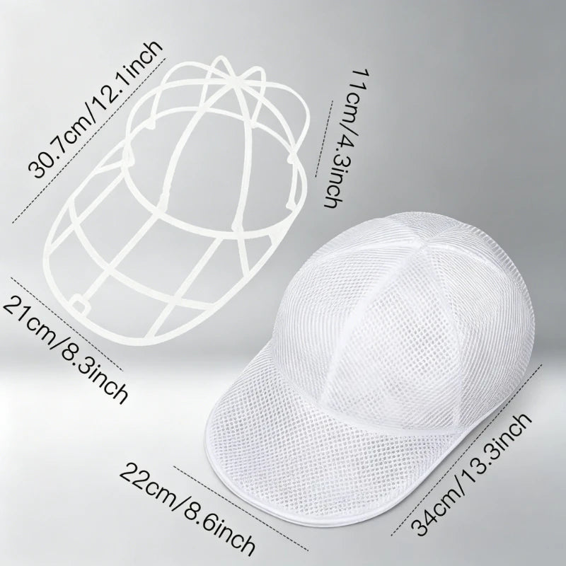 Hat Washer Anti Deformation Sturdy Hat Protection Frame Baseball Cap Cleaner Laundry Organizer Household Laundry Accessories Oasis Select 1 set
