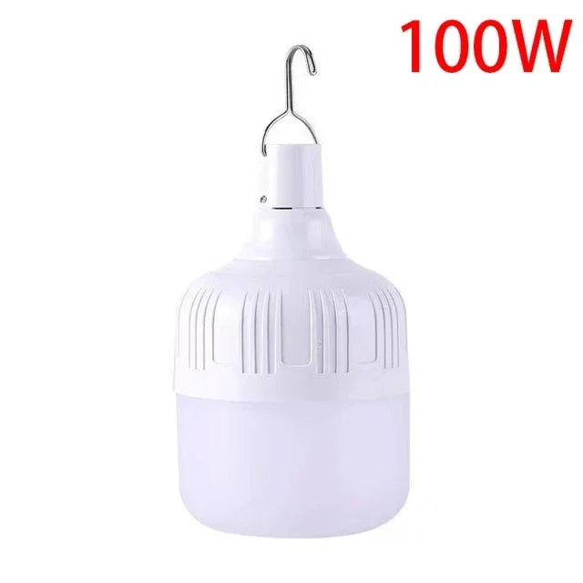 Powerful LED Camping Lights Built-in Battery USB Rechargeable Camping BBQ Tents Super Bright Hanging Lantern Power Bank Oasis Select 100W 1pc