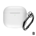 Silicone Case for AirPods 4 – Soft Protective Cover + Clip