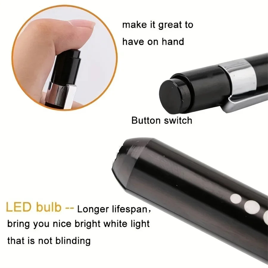 ESMARTER Medical Pen Light with Pupil Gauge & Ruler | 300 Lm