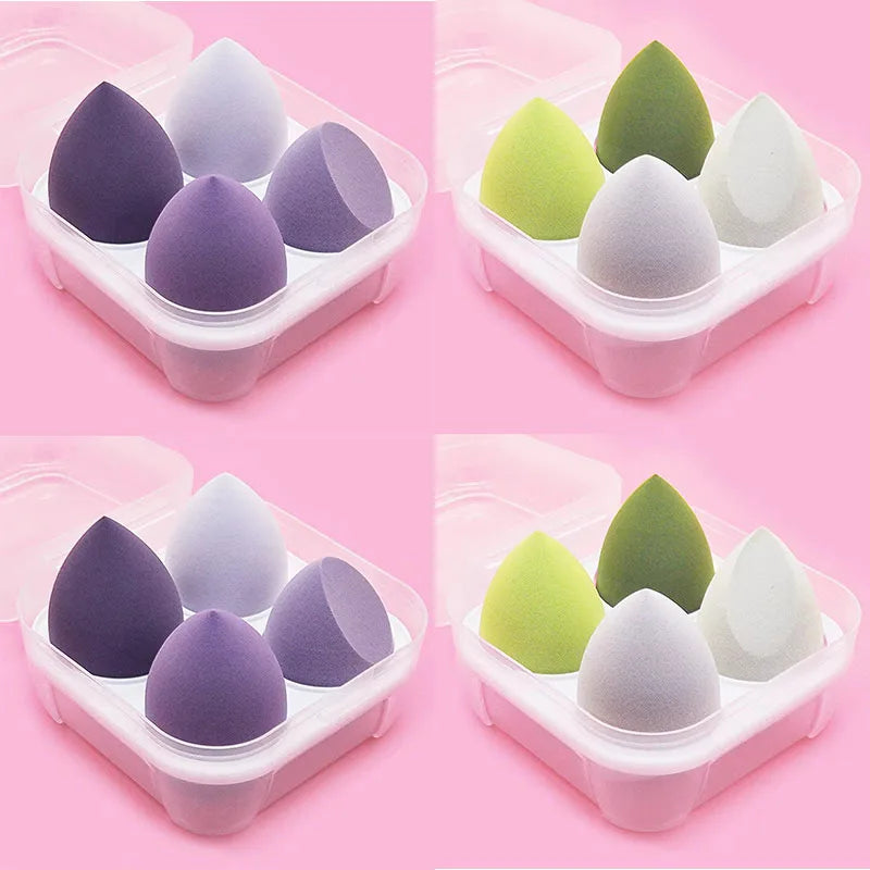 4/8/12/16pcs Makeup Sponge Blender Beauty Egg Cosmetic Puff Foundation Sponges Powder Puffs Women Make Up Accessories Oasis Select 16pcs mix boxes