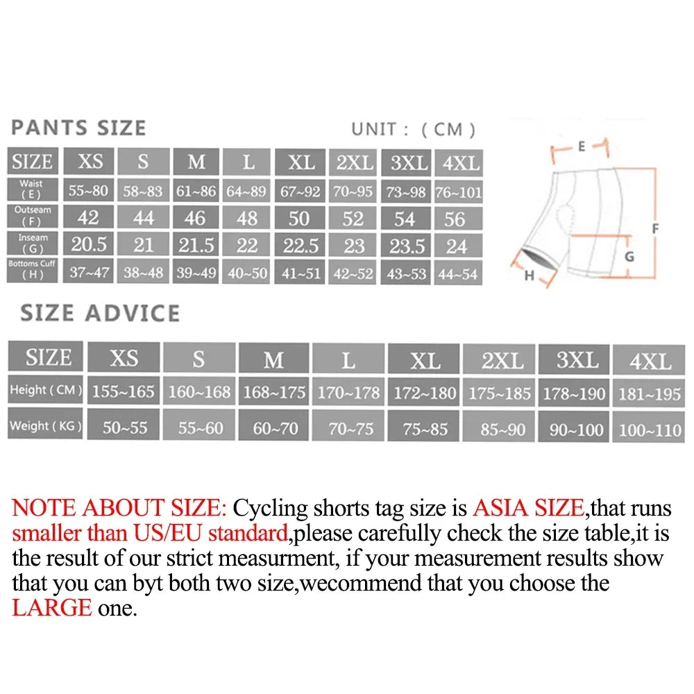 X-TIGER Men's Cycling Bib Shorts Summer Bike Breathable Polyester Sports Shorts 5D Gel Padded Tights Man Lycra Bicycle Shorts Oasis Select