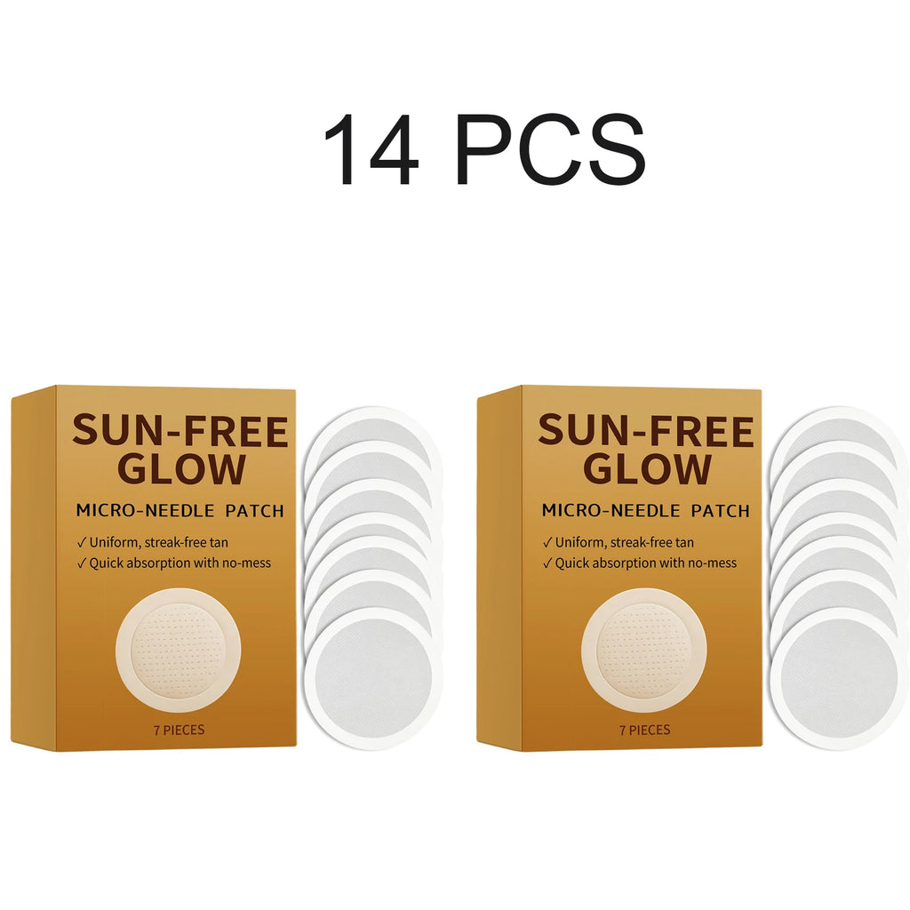 Sunless Tanning Patches Self Tan Patches Natural Bronzing Streak Free Tan Quick Absorption DHA Formula Portable Travel Face Care Oasis Select 14 PCS