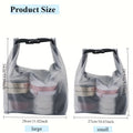 Large Capacity Waterproof Storage Bag for Fitness Clothing Swimming and Toiletries Stylish Drawstring Pouch for Men and Women Oasis Select Storage Bag small
