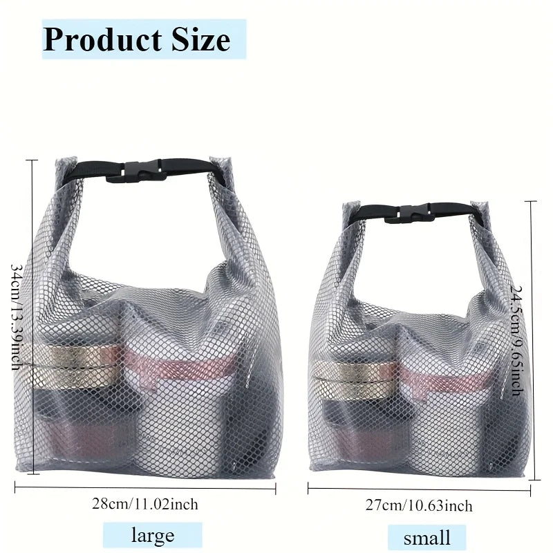 Large Capacity Waterproof Storage Bag for Fitness Clothing Swimming and Toiletries Stylish Drawstring Pouch for Men and Women Oasis Select Storage Bag small