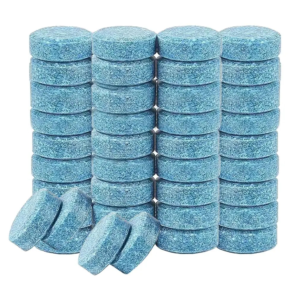 All-Season Car Windshield Washer Concentrated Clean Tablets Solid For Car Room Kitchen Window GlassToilet Cleaning Tablet Oasis Select 50PCS