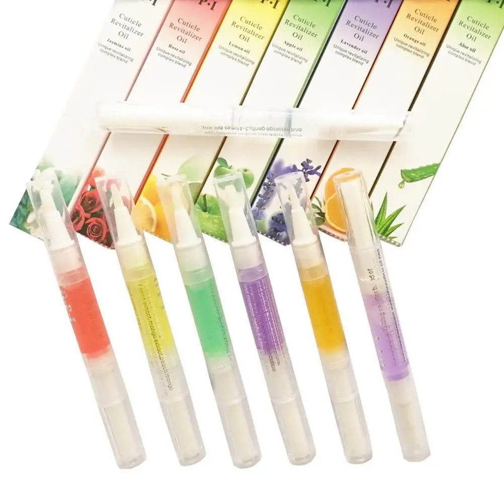 15Colors Fragrance Cuticle Oil For Nails Cuticle Oil Pen Nail Nutrition Oil Moist Repair Nail Care Pen For Nail Growth Treatment Oasis Select