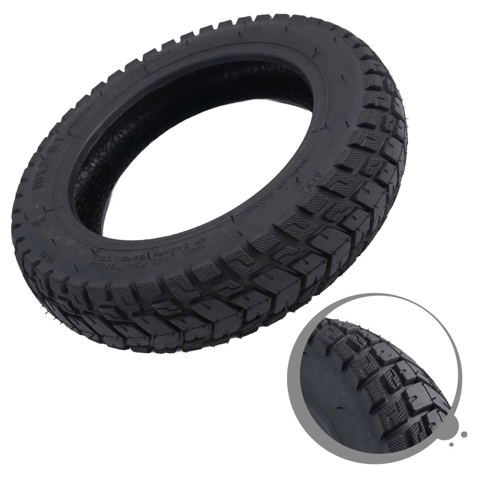 1pc Tubeless Tyre 10 Inch 10x2-6.1 Tubeless Tyre Off-Roads Tire For Xiaomi Electric Scooter Rubber Electric Scooter Accessories Oasis Select
