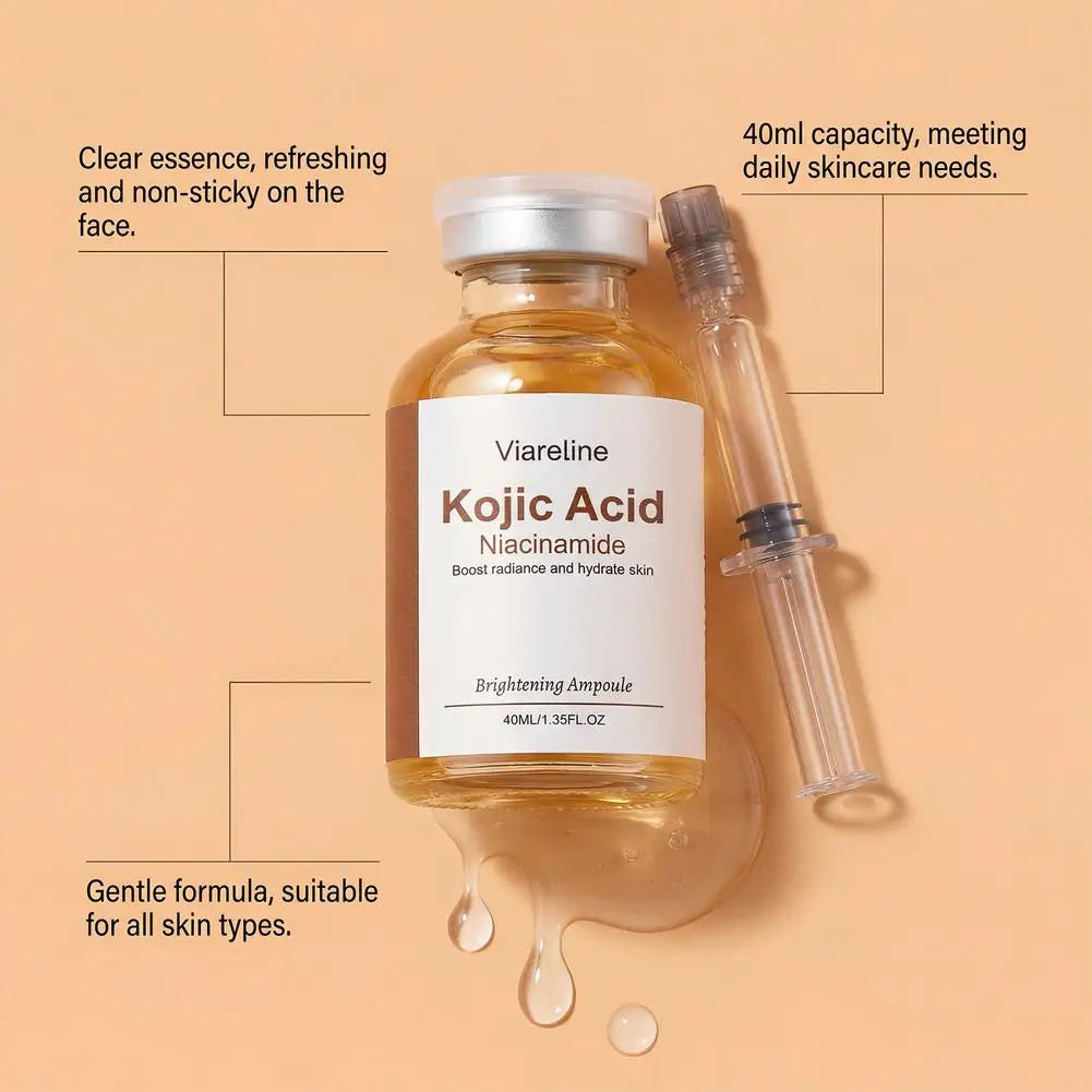Kojic Acid & Niacinamide Brightening Face Serum Ampoule 40ml Brightening Face Serum Oasis Select