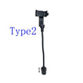 Kayak Rotation Flexible Phone Mount Holder Adjustable Smartphone Clip for Kayaking Boating Fishing Photography Action Cameras Oasis Select Type2Slide