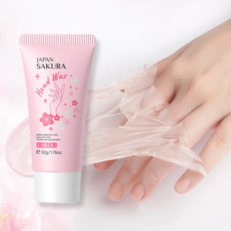LAIKOU Sakura Hand Wax Mask – Exfoliating & Moisturizing Hand Peeling Mask Oasis Select Default Title