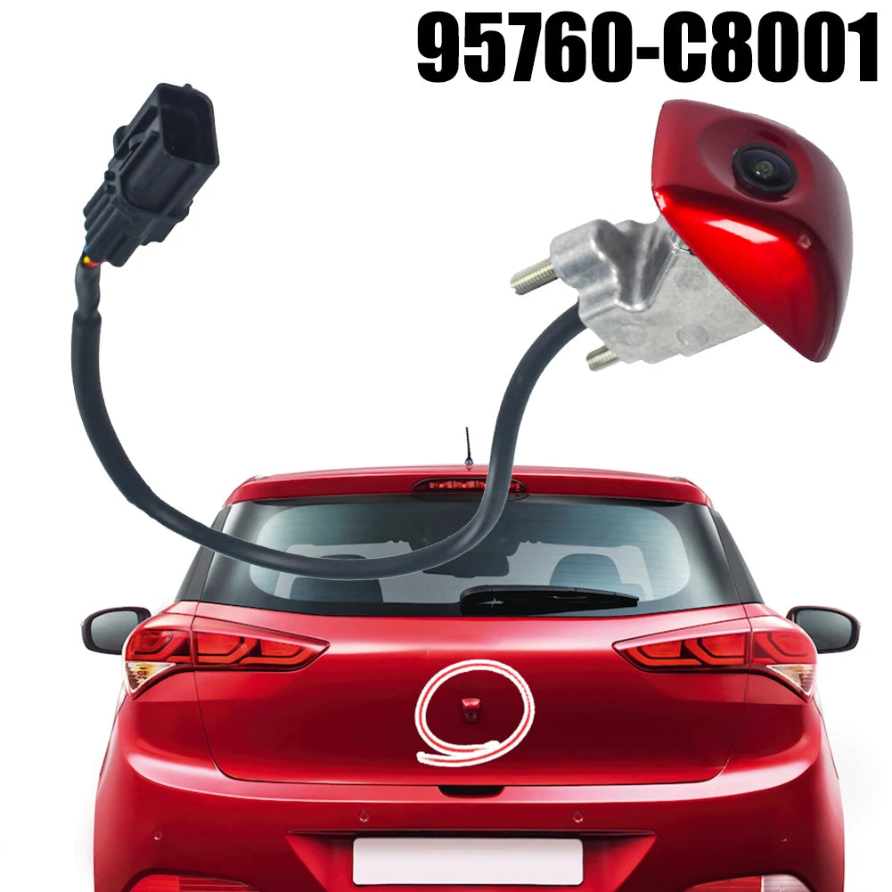 Car Reversing 95760-C8001 Camera Rear View Camera ABS High Universality Fitment No Deformation Quick Installation Wear-resistant Oasis Select