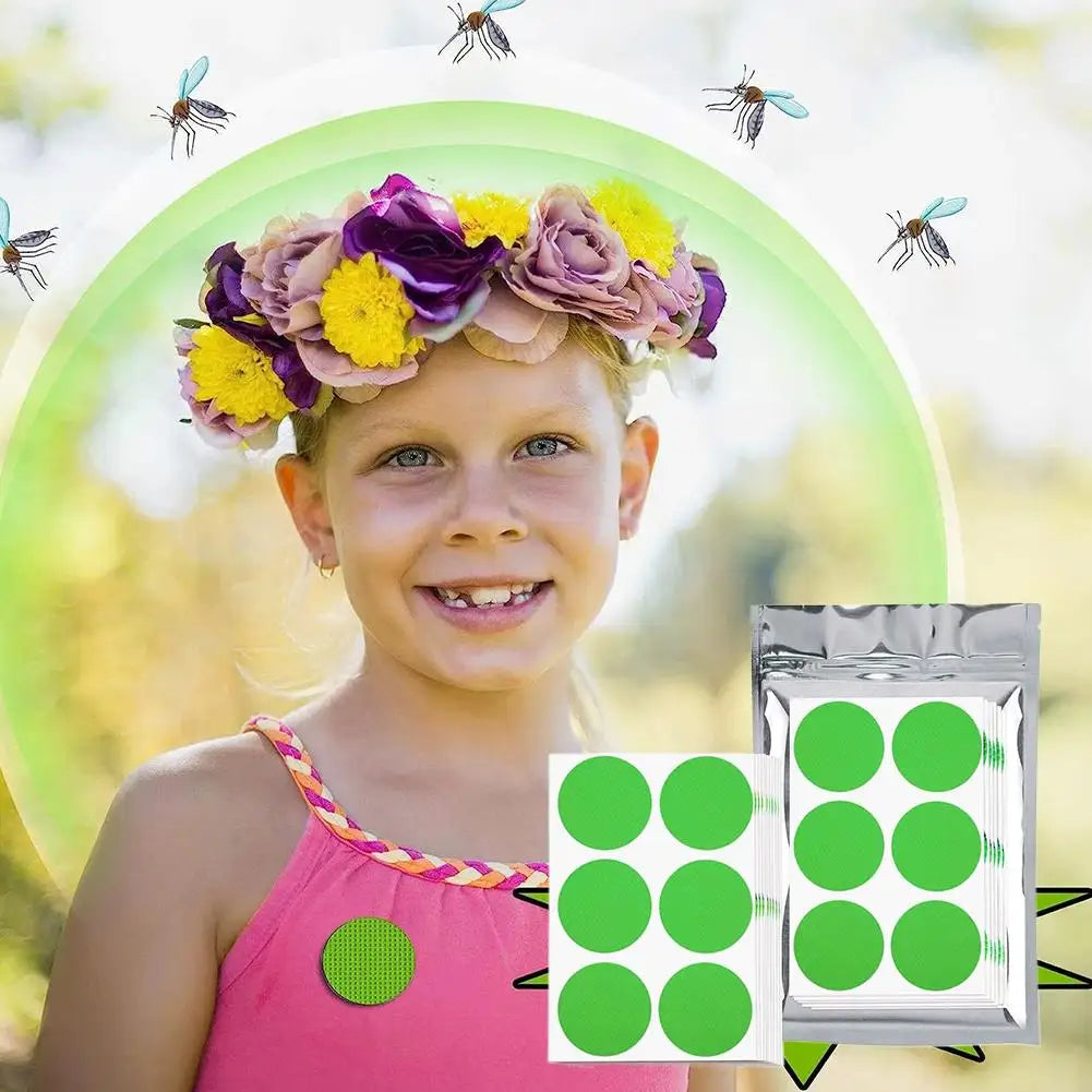 60Pcs Mosquito Repellent Patches Natural Mosquito Repellent Stickers Safe Anti-Mosquito Bites Stickers for Summer Outdoor Travel Oasis Select