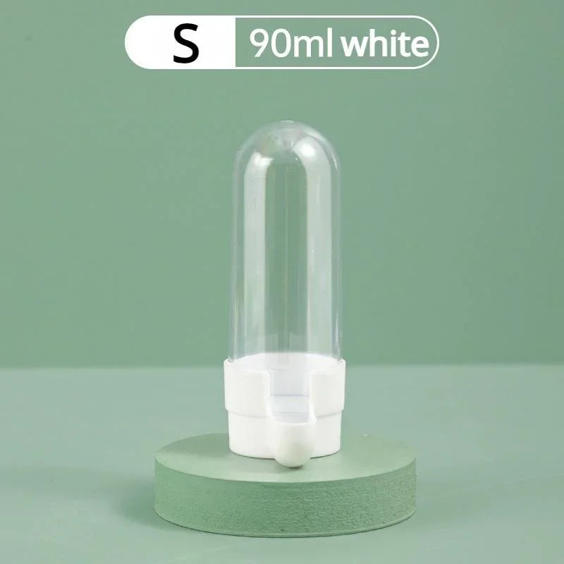 Hanging Pet Feeder Squirrel Parrot Water Dispenser Pet Bird Food Box Cage Accessories Birds Supplies Oasis Select White-S