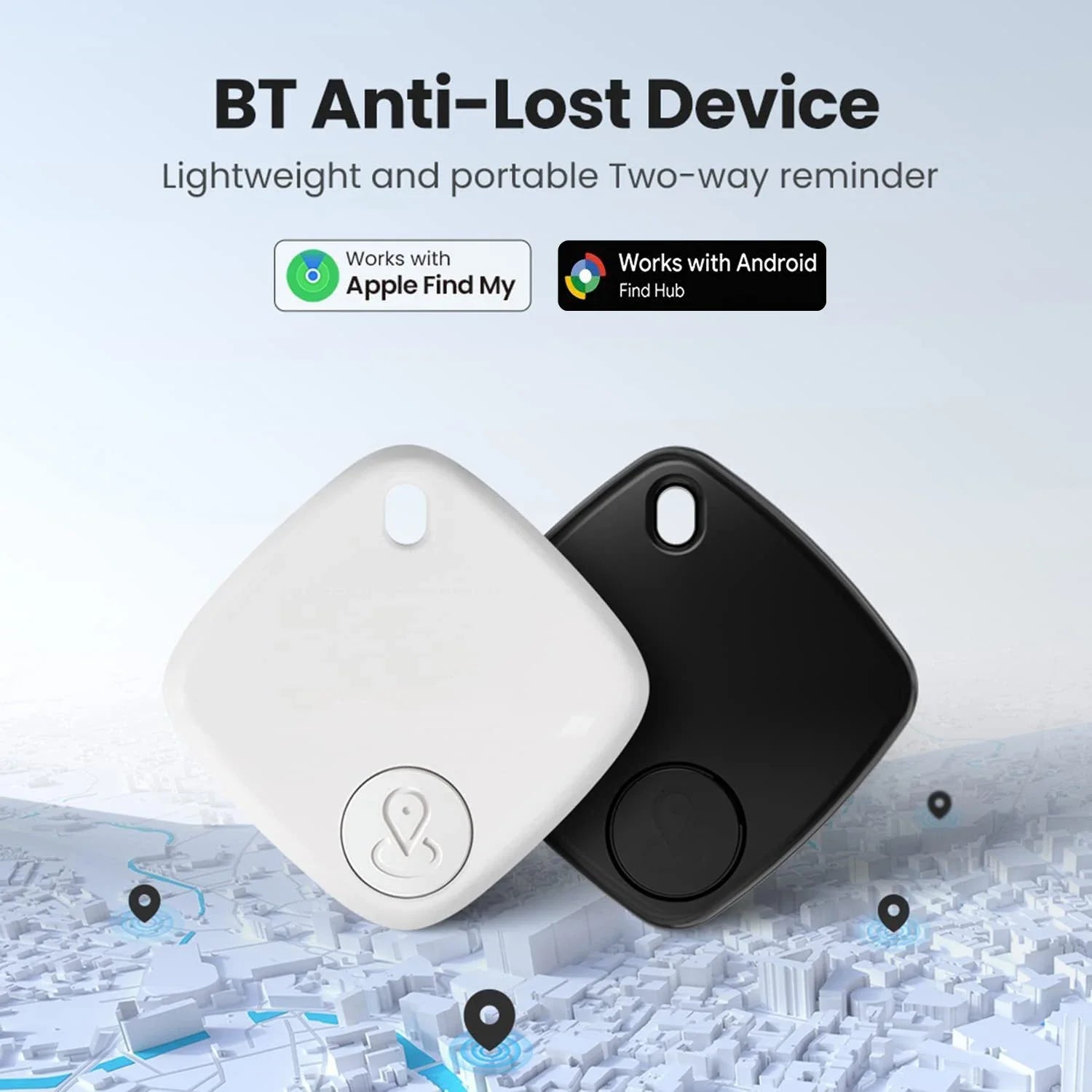 GGBEE Bluetooth Tracker – Works with Find My & Find Hub App Bluetooth Item Tracker Oasis Select