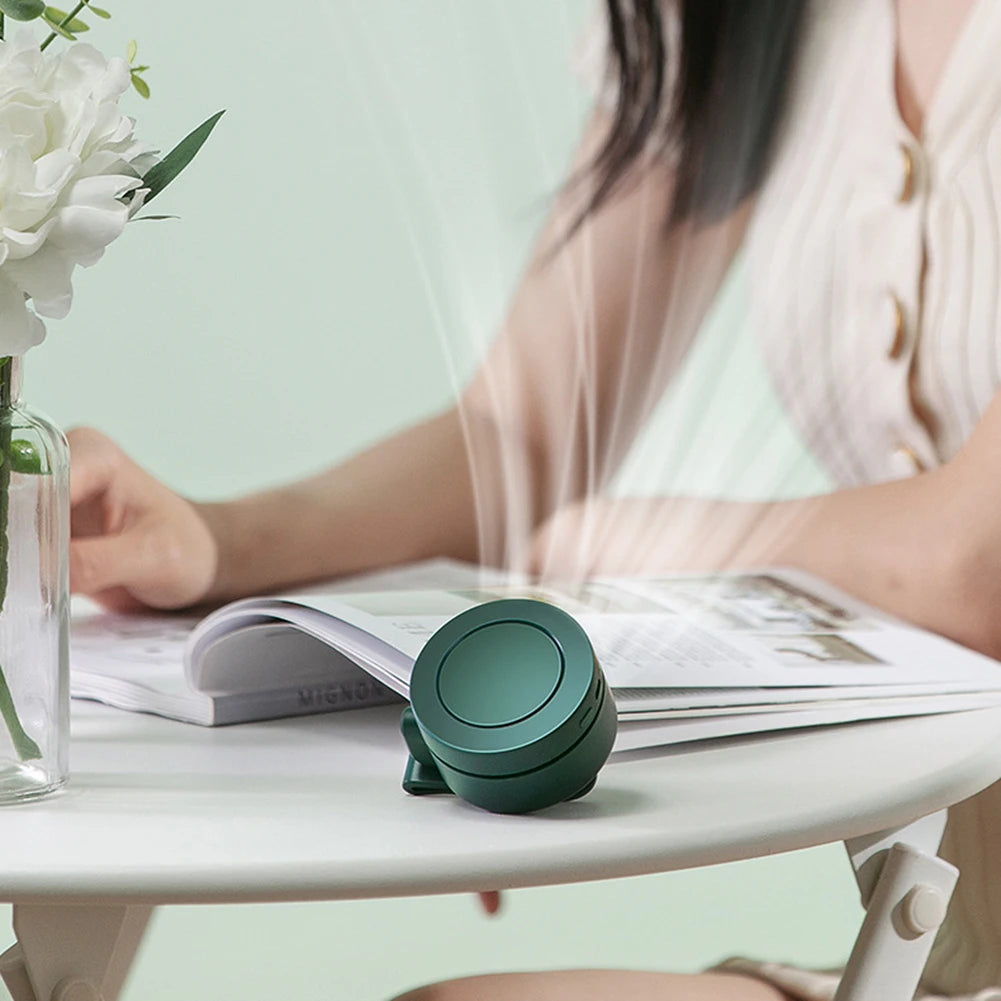 Portable Clip-On Waist Fan | USB Rechargeable 3-Speed Mini Fan Portable Clip Fan Oasis Select