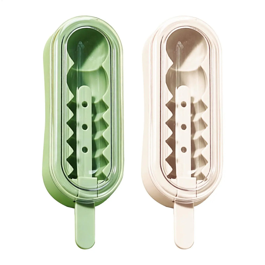 Ice Cream Stick Mold Silicone Ice Cream Mold Ice Ball Homemade Reusable DIY Baking with Cover and Stick Kitchen Tools Oasis Select