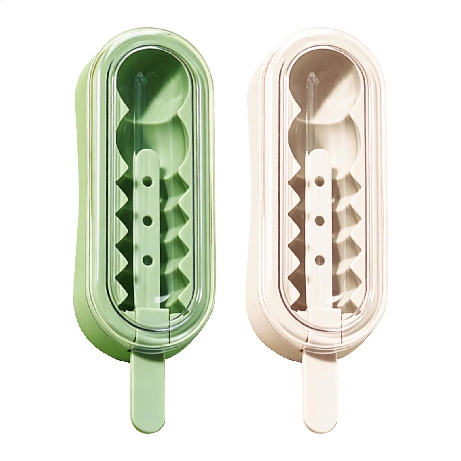 Ice Cream Stick Mold Silicone Ice Cream Mold Ice Ball Homemade Reusable DIY Baking with Cover and Stick Kitchen Tools Oasis Select