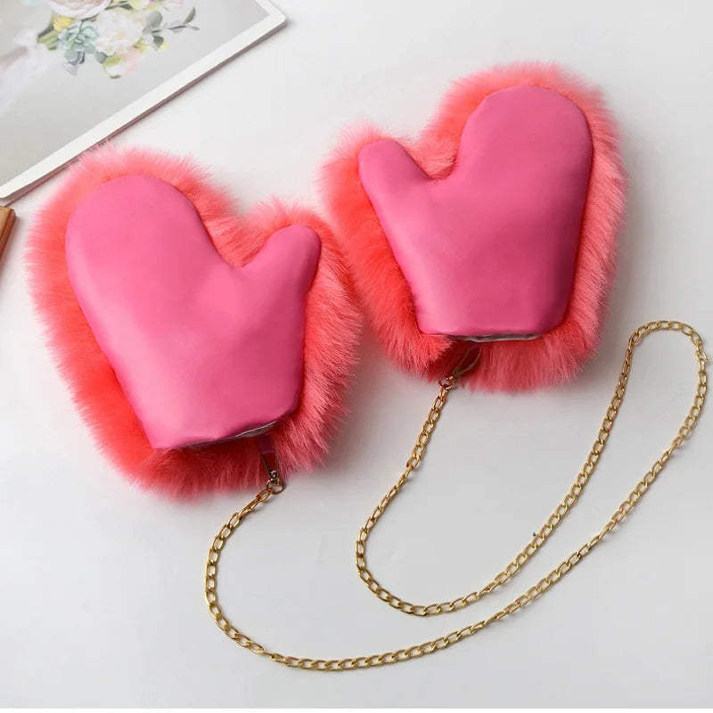 Real Fox Fur Winter Gloves 2025 Luxury Ladies Natural Fox Fur Mittens Keep Warm Women Fashion Cute Plush Hand Warmer Gloves Oasis Select