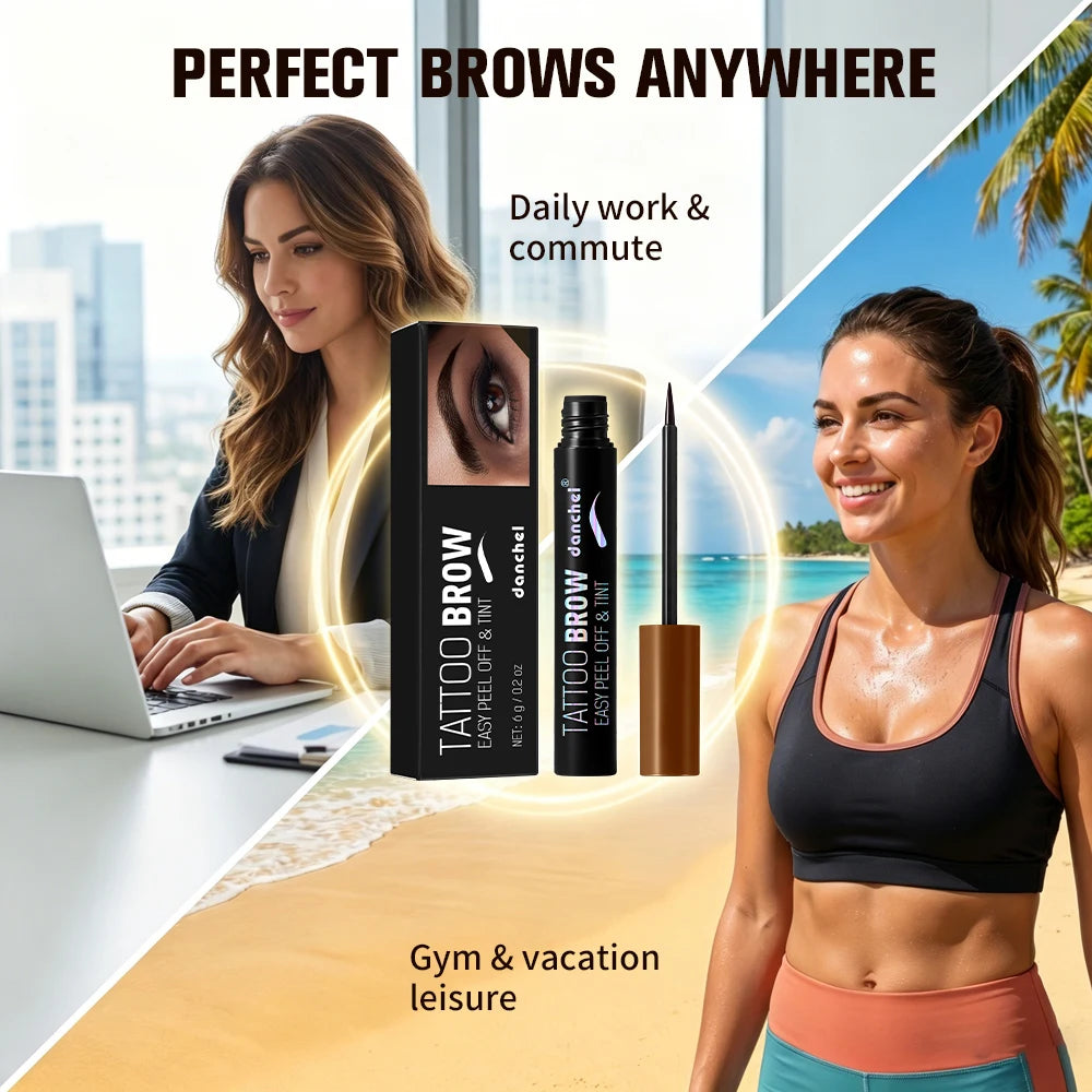 Eyebrow Gel Peel-off Long Lasting Fuller Defined Eyebrow Makeup Waterproof & Transfer-proof Suitable for Beginners Eyebrow Gel Oasis Select