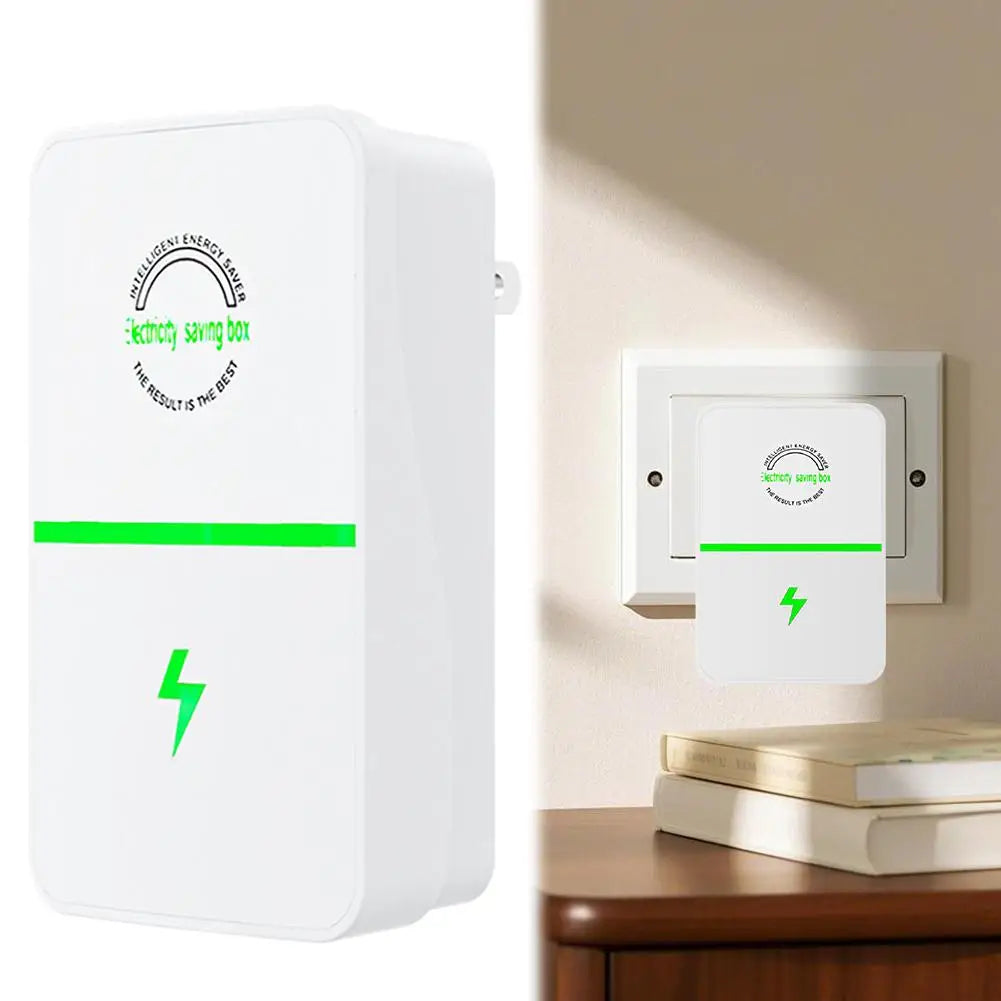 Home Pro Power Electricity Energy Saver US/UK/EU Stable Voltage Electricity Plug Household Stable Voltage Device Oasis Select