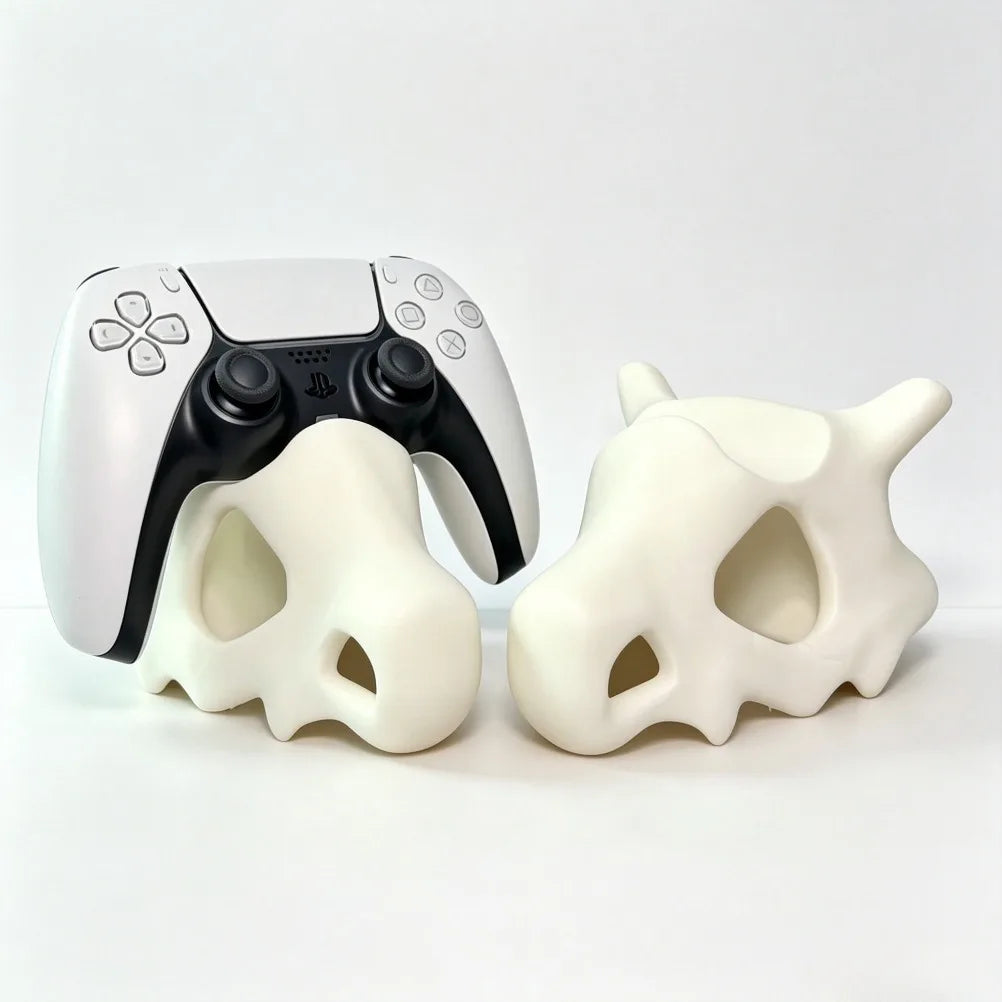 3D Printed Cubone Skull Controller Stand Cute Anime Game Holder Stable Display Dock For PS5 DualSense Gaming Room Decor Gamer Oasis Select