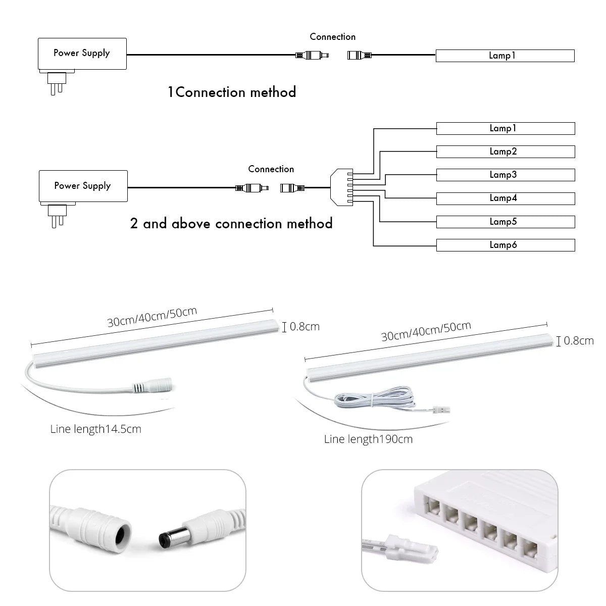 Smart Zigbee Cabinet Lighting 12V Tuya Dimmable Under Cabinet Lamp 12V 30CM 40CM 50CM LED Bar Light for Closet Wardrobe Lighting Oasis Select