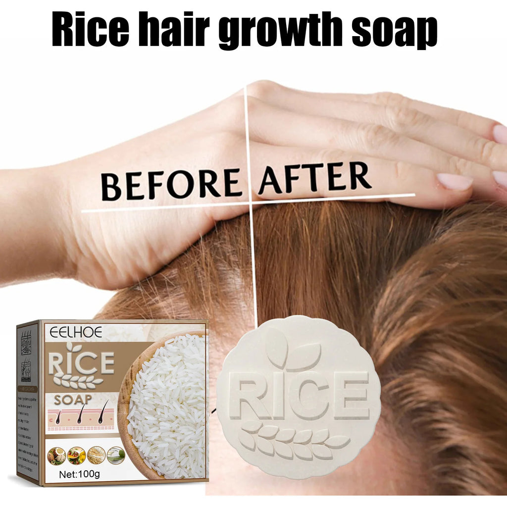 Rice Shampoo Bar – Anti Hair Loss, Nourishing & Strengthening Rice Shampoo Bar Oasis Select