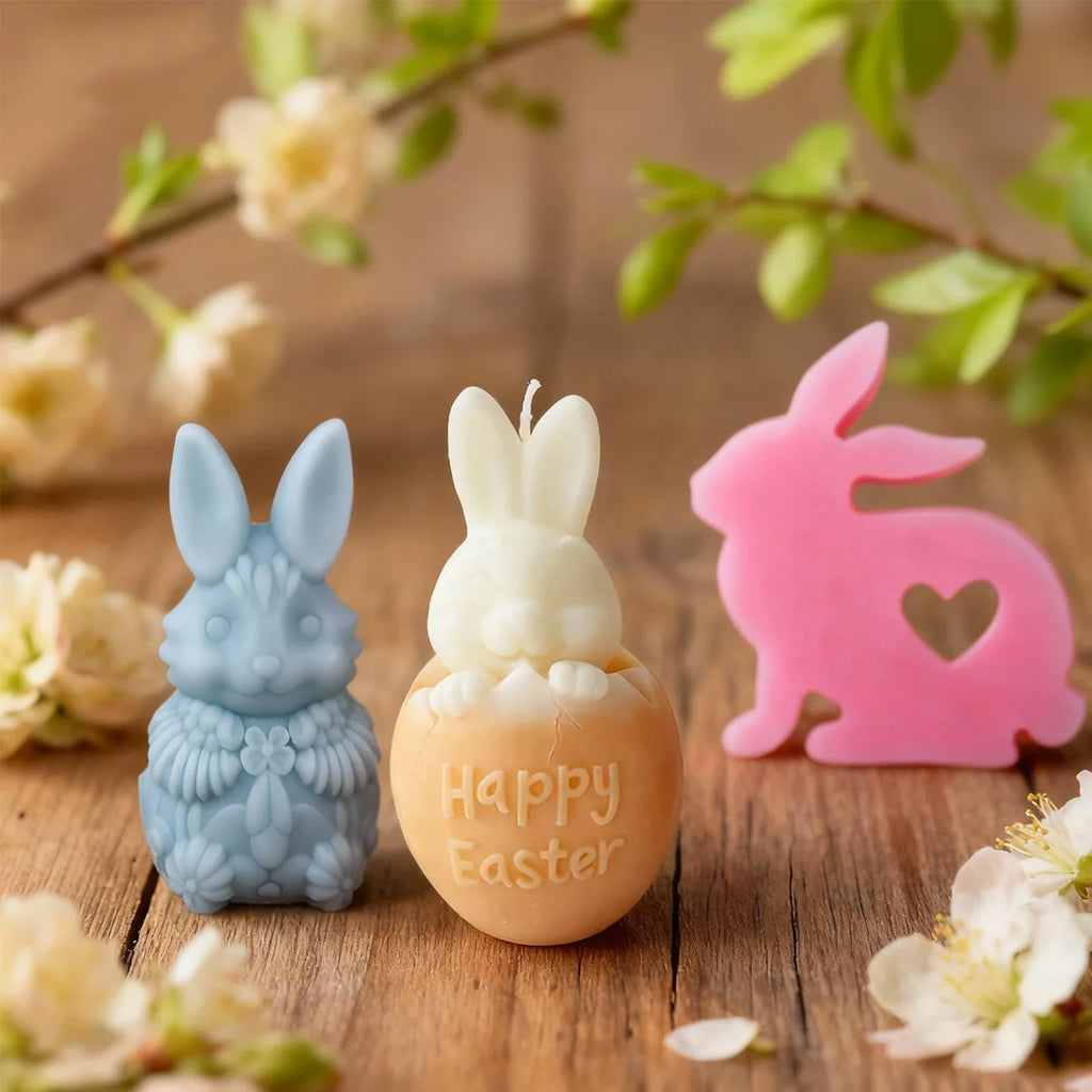 Easter Candle Mold Approximate Dimensions Silicone Rabbit Mold Diy Silicone Mold Creative For Easter Decor Diy Crafts Holiday Oasis Select