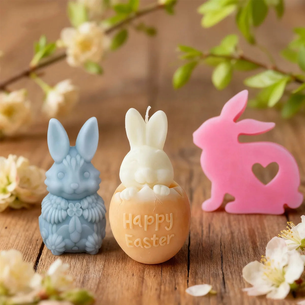 Easter Candle Mold Approximate Dimensions Silicone Rabbit Mold Diy Silicone Mold Creative For Easter Decor Diy Crafts Holiday Oasis Select