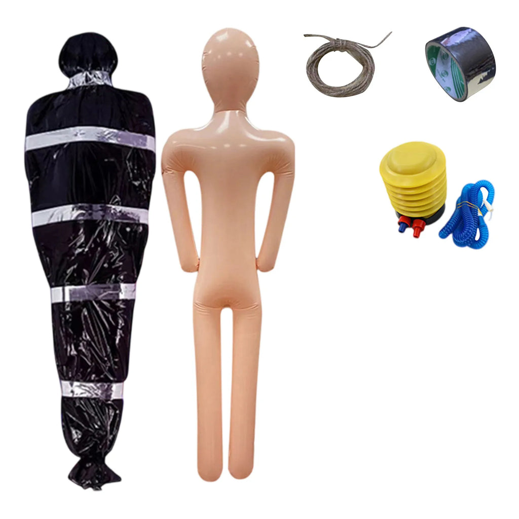 5ft Inflatable Hanging Corpse Prop – Halloween Haunted House Decor Halloween Prop Oasis Select as shown One Size