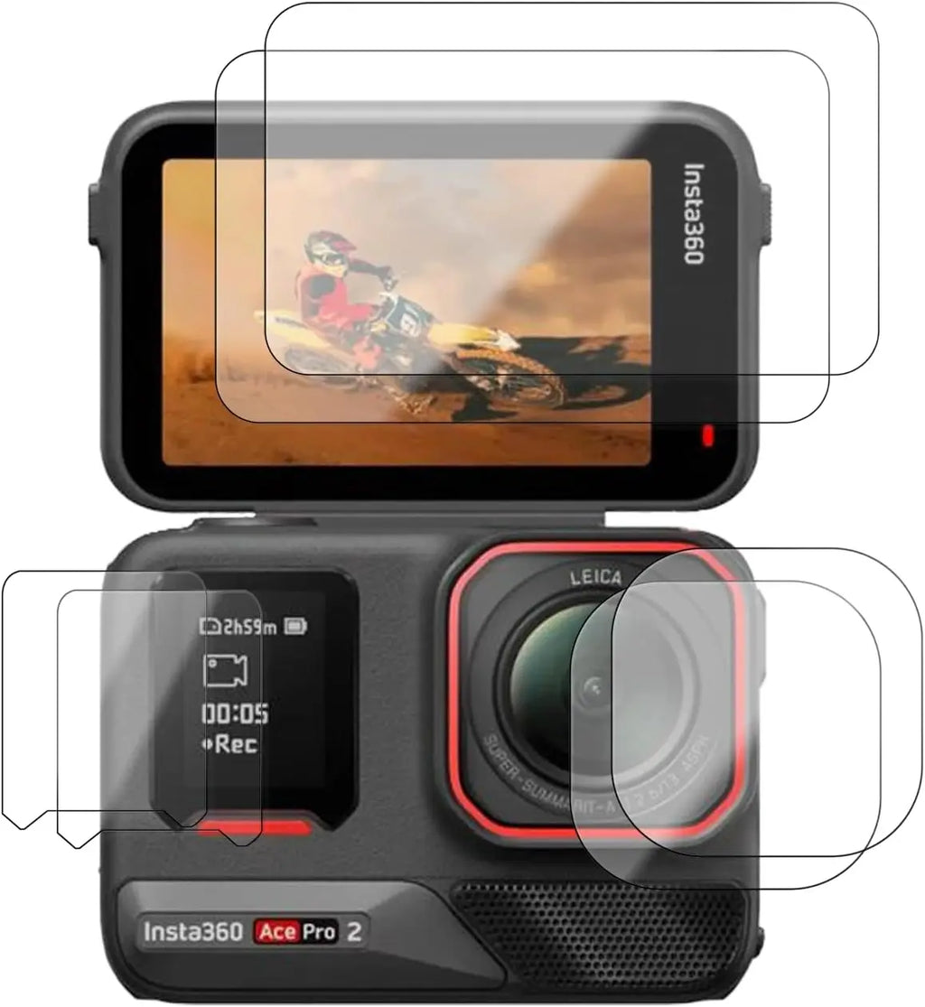 Insta360 Ace Pro 2 Tempered Glass Screen & Lens Protector 9H