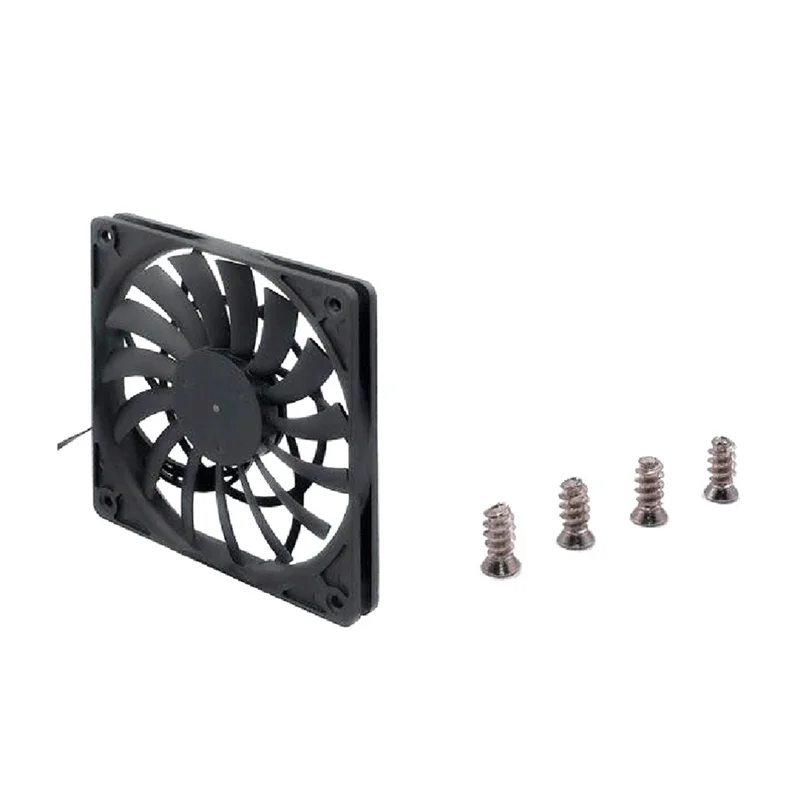 Mute 120mm 12cm PWM Cooling Fan Slim 12mm,New 120X120X12mm DC 12V 0.25A 1400RPM Computer PC Case Chassis Cooler Quiet Oasis Select