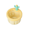 Anti-clogging Cactus Kitchen Sink Drain Strainer Food Waste Catcher Easy Cleaning Sink Drain Basket With Washer Oasis Select Yellow