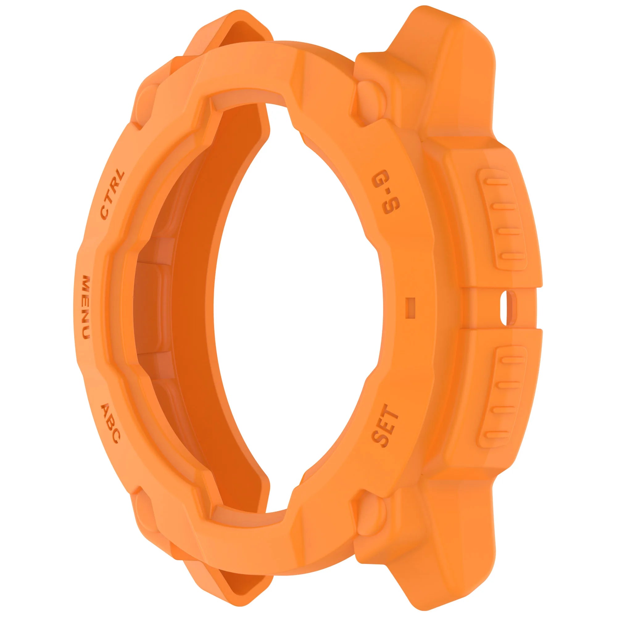 TPU Case for Garmin Instinct 3 45mm 50mm AMOLED Solar Bumper Cover Smartwatch Bumper Case Oasis Select orange instinct 3 50mm