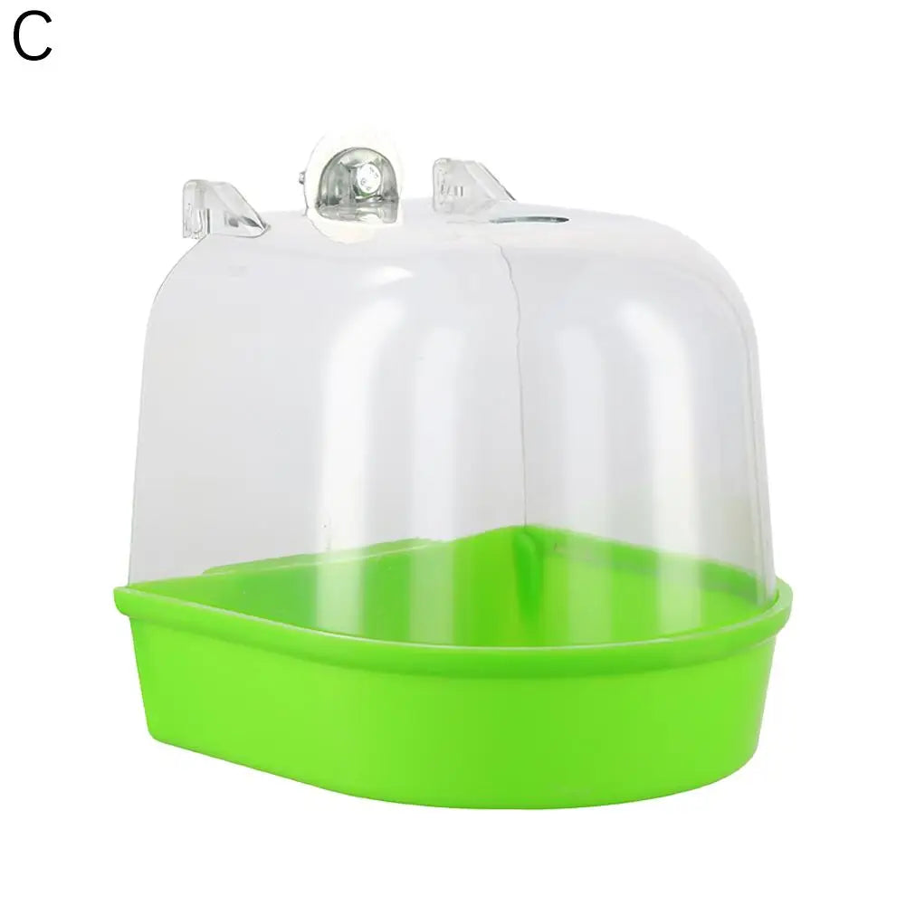 Hanging Bird Bath Is Waterproof Wear-resistant And Easy To Clean Cage-style External Bath For Birds Such As Parrots And Myn Oasis Select C