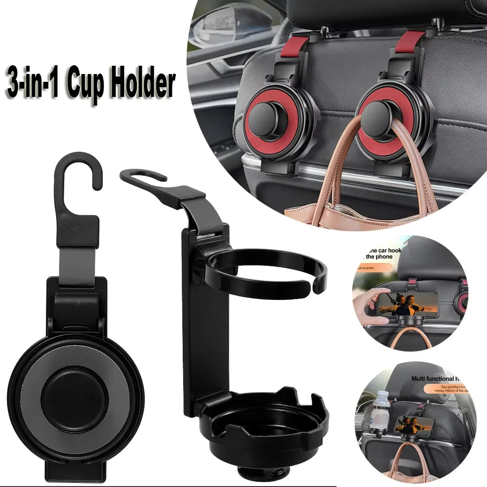 3-in-1 Car Air Vent Cup Holder | Expandable Anti-Shake