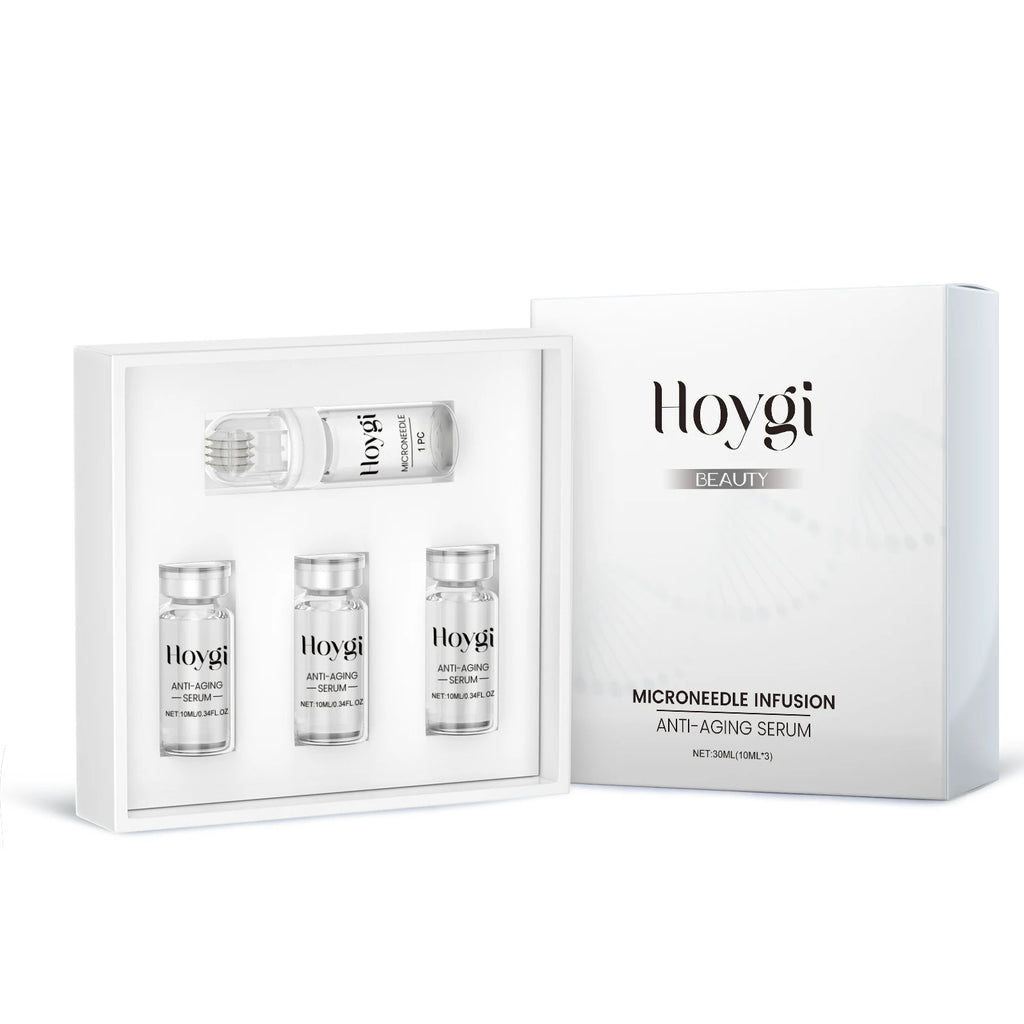 Hyaluronic Acid Essence Skin Care Roller Set Tightening Massage Facial Skin Smoothing Nourishing Improve Rough & Matte Skin Oasis Select 1 Boxed