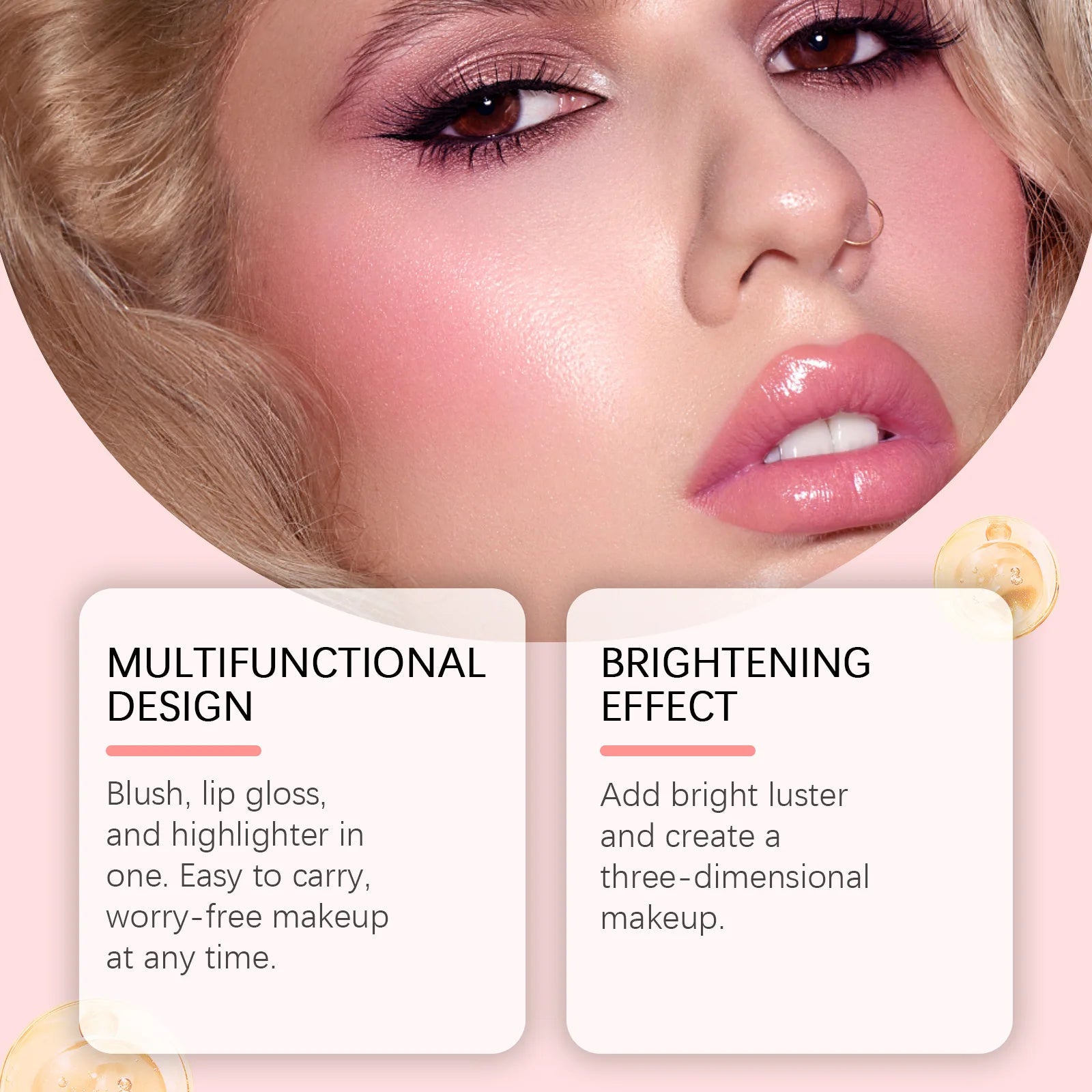 Liquid Blush Stick – Waterproof Cheek & Lip Tint | Long-Lasting Liquid Blush Stick Oasis Select