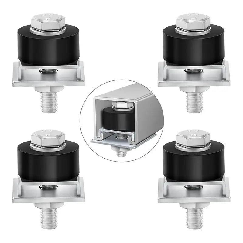 LIKE WISH Trolley Roller Wheels Limit Trolley Assembly Positioning For Strut Channel 1-5/8" Wide And 1-5/8"Or Taller Strut Chann Oasis Select As Shown A NONE