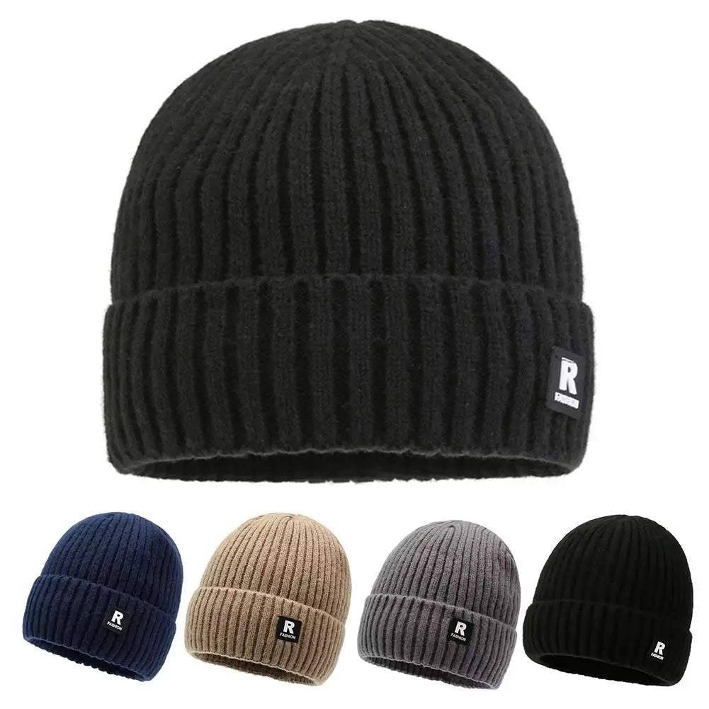 Winter Fleece Lined Knit Beanie Hat – Unisex Warm Skull Cap Winter Beanie Hat Oasis Select