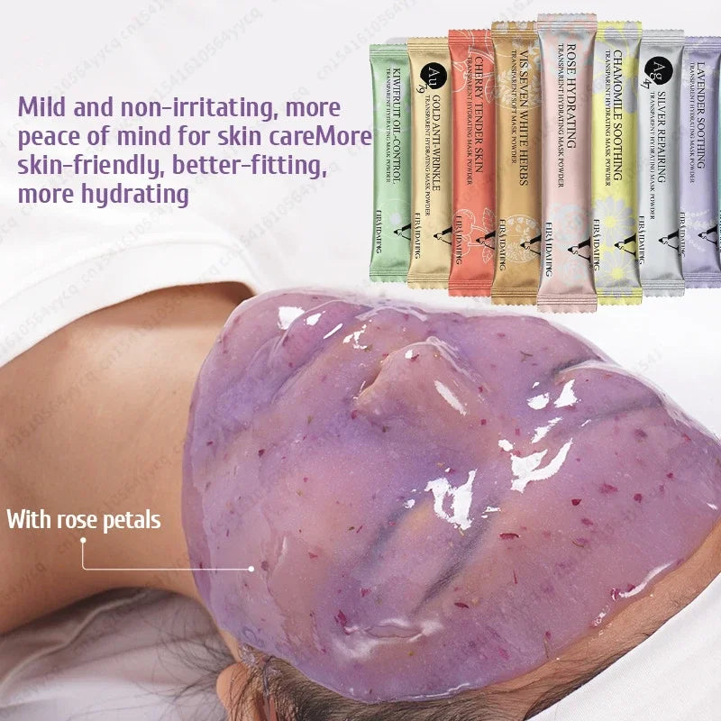 Rose Collagen Hydro Jelly Mask Powder – Peel-Off DIY Facial