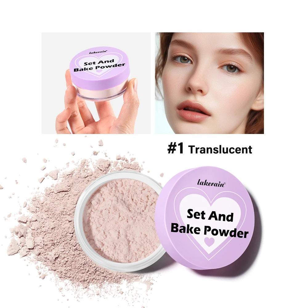 Lakerain Loose Setting Powder – Matte Oil Control, All Skin