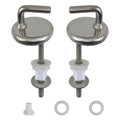 2Pcs Toilet Seat Hinge Adjustable Knob Toilet For Seat Hinge Toilet Seat Fix Fitting Stainless Steel With Mounting Accessory Oasis Select A