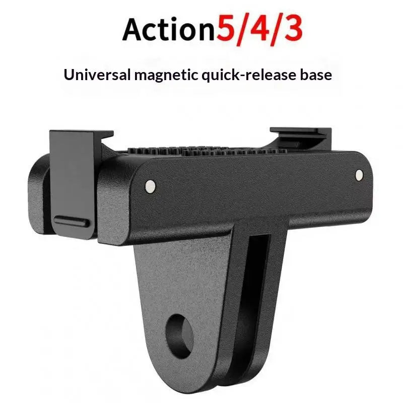 Magnetic Two Claw Adapter 1/4 Thread For Action 5Pro 4 3 Universal Port Osmo Action 6 NANO Camera Magnet Accessories Oasis Select Action5Pro 4 3