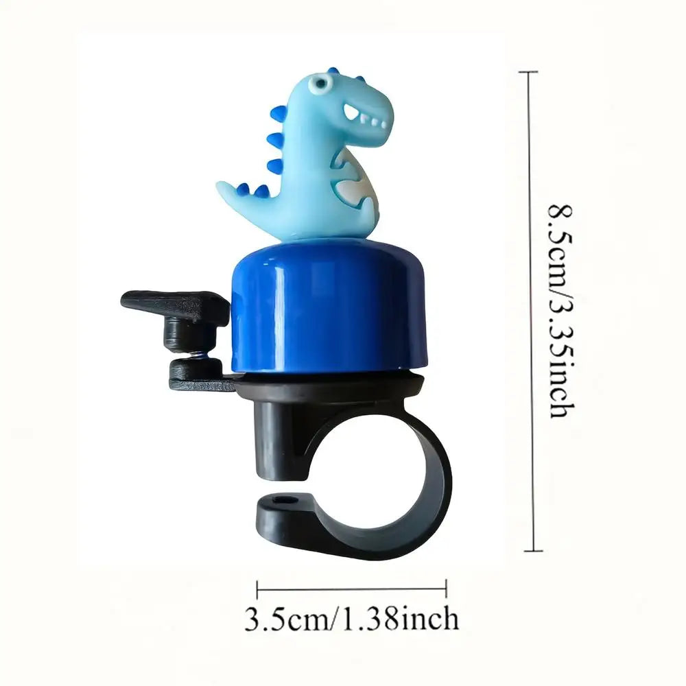 Cartoon Bicycle Bell Loud Crisp Sound Universal Scooter Ring Cycling Safety Horn for Kids Adults Bike Decor Accessories Gift Oasis Select Blue