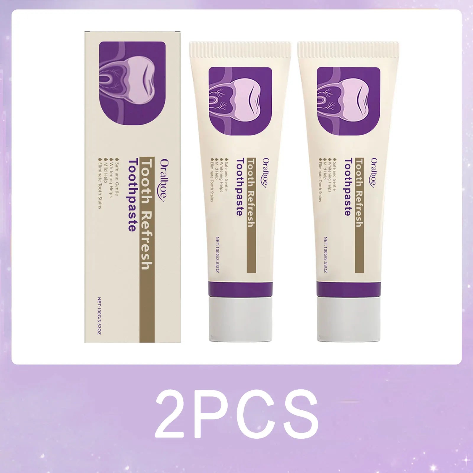 Oralhoe Whitening Toothpaste – Stain Removal & Mint Fresh