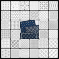 9/32Pcs Sashiko Embroidery Template DIY Geometric Patchwork Stencil Reusable PET Stencil Handmade Embroidery Handicraft Tools Oasis Select 32Pcs